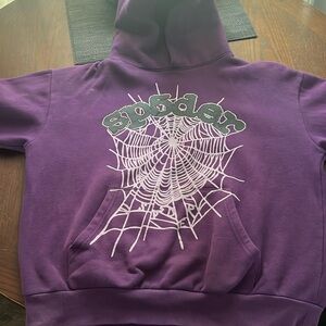 Purple Sp5der hoodie
